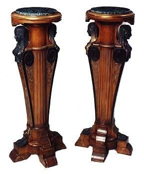 Egyptian Revival Plinths